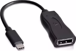 V7 Adaptador Usb C Macho, Displayport 1.2 Hembra Negro | V7UCDP-BLK-1E | 0662919089004 | 8,55 euros