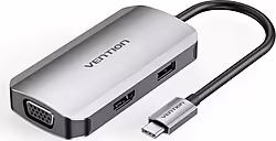 Vention Docking Usb Tipo-c Toahb  1xhdmi  1xvga  1xusb  1xusb Tip | 6922794754706 | 19,99 euros