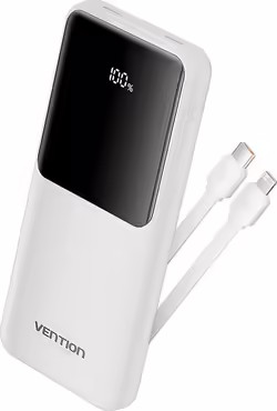 Vention Fhow0 Batería Externa 10000 Mah Blanco | 6922794784642