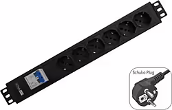 Wp Wpn-pdu-g02-12 Extension De Corriente Ac Schuko 12 Tomas Negro | 8056045875235 | 47,99 euros
