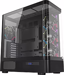 Xyz Quantum Torre Gaming A-rgb , 4x Ventiladores, Pwm, Btf, Crist | X-CS-QUANTUM-B | 6978262010874