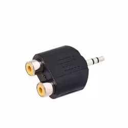 Adaptador Stereo Mini Jack A 2 Rca Hembras Cromad | 8436049010328