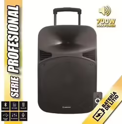 Altavoz Autoamplificado 15 700w Con Bateria Serie Pro Coolsound | 8436049022321 | 189,00 euros