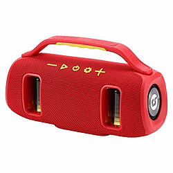 Altavoz Bluetooth Bravebox Rojo Coolsound | 8436049041926 | 22,50 euros