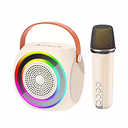 Altavoz Bluetooth F42 + Micrófono + Efectos Led Blanco Xo | 6920680847297 | 23,99 euros