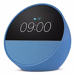Altavoz Inteligente Amazon Alexa Echo Spot Azul | 840268960766 | 82,50 euros