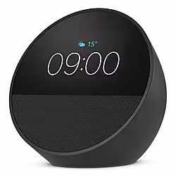 Altavoz Inteligente Amazon Alexa Echo Spot Negro | 840268977146 | 82,50 euros