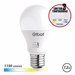 Bombilla Led A60   12w   1150lm   E27   Luz Calida Blanca Fria    | 8436049042244 | 7,20 euros