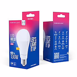 Bombilla Led A65   17w   2100lm   E27   Luz Fria   Forever | 5907504518527 | 7,40 euros