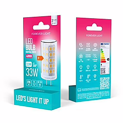 Bombilla Led G4 3.5w 12v 370 Lumen Luz Blanca Forever | 5907504519708 | 7,60 euros