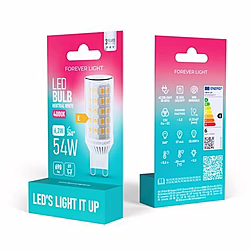 Bombilla Led G9 6.2w 690 Lumen Luz Blanca Forever | 5907504519975 | 7,60 euros