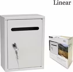 Buzon De Acero Modelo Linear Blanco | 8425998858037 | 22,00 euros