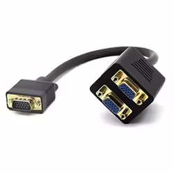 Cable Adaptador Doble Vga Macho A 2 Vga Hembras Cromad | 8436049023601