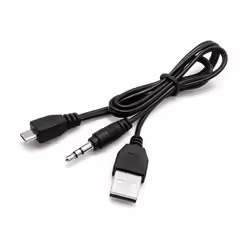 Cable Usb - Jack 3.5mm - Micro Usb 50cm Cromad | 9,40 euros
