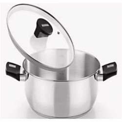 Cacerola Acero Inox Con Tapa Vidrio 30cm Elite Monix | 8435092434464 | 39,00 euros