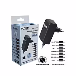 Cargador Universal Multivoltaje 2500mah 7 Puntas Digivolt | 8436585692590 | 20,00 euros