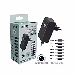 Cargador Universal Multivoltaje 600mah 7 Puntas Digivolt | 8436585692569 | 15,00 euros