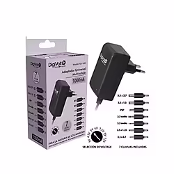 Cargador Universal Mutivoltaje 1000mah 7 Puntas Digivolt | 8436585692576 | 18,00 euros