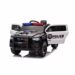 Coche Infantil A Bateria Con Control Remoto Ram 1500 Policia Negr | 8436049042640 | 169,00 euros