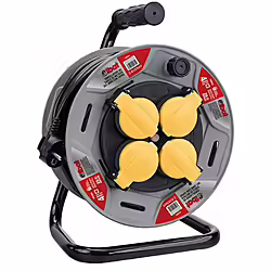 Enrollador De Cable 25 Metros Cable 3x1.5mm Con Tapas Elbat | 8436049041391 | 49,00 euros