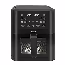 Freidora De Aire Digital 8 Litros Negra Con Ventana Jocca | 8435253582270 | 99,00 euros