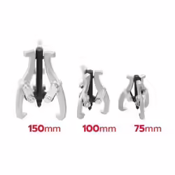 Juego 3pcs Saca Rodamientos 3 Puntos 75mm, 100mm, 150mm Mader | 5602225611136 | 25,00 euros