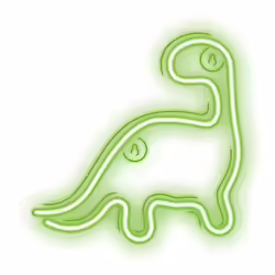 Lampara Decorativa Neon Led Dinosaurio Forever | 5900495064097 | 19,00 euros