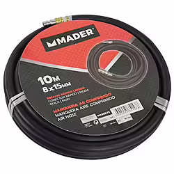 Manguera Aire 10 Mts Con Conexiones Rapidas Mader | 5602225351438 | 29,50 euros