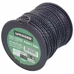 Nylon Corte Redondo Desbrozadora 4.5mmx128mts Mader | 5602225904443 | 49,00 euros