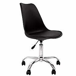 Silla De Escritorio Con Ruedas 97x47x58cm Negra | 80035000100 | 55,00 euros