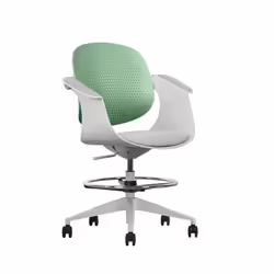 Silla   Taburete De Oficina Top Work Verde Cromad | 8436049036779