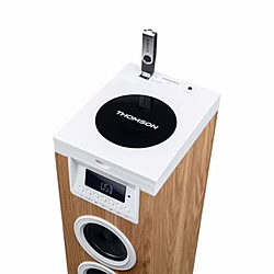 Torre De Sonido 30w   Fm   Usb   Madera Blanco Ds121cd Thomsom | 3499550388886 | 98,99 euros