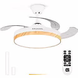 Ventilador Techo 42 Led Blanco 20w Aspas Retractiles Blanco Mader | 8426156019000 | 89,00 euros