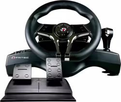 VOLANTE + PEDALES FR-TEC HURRICANE MKII PS4/PS3/SWTICH | FT7004 | Hay 1 unidades en almacén | Entrega a domicilio en Canarias en 24/48 horas laborables