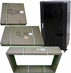 Armario Rack Powergreen 42u 80x80 Desmontado Puertas Perforadas M | RAC-42880-MDST | 611,00 euros