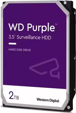 DISCO DURO WESTERN DIGITAL 2TB 3,5 SATA PURPLE | WD23PURZ | Hay 6 unidades en almacén | Entrega a domicilio en Canarias en 24/48 horas laborables