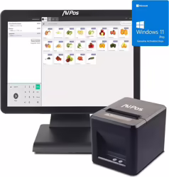 Pack Tpv Avpos K2000 15 I3 8gb 128gb Wifi Bluetooth Lan 1000 W11p | PACK2000 | 547,77 euros