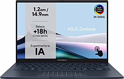 Portatil Gaming Asus Zenbook 14 Ultra 7 255h 16gb Ssd1tb 14 Tacti | 90NB14W3-M00AY0 | 4711387809662
