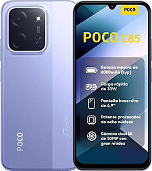 Smartphone Poco C85 6.9 6gb 128gb 50mp Nfc 4g Purple | 6932554457273 | 6932554457228 | 120,00 euros