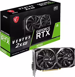 Tarjeta De Video Msi Rtx3050 Ventus 2x Xs Oc 8gb Ddr6 | 912-V809-4287 | 4711377084796