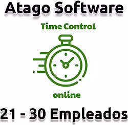 Time Control De Presencia Atago En La Nube 21-30 Empleados ( ANUA | CP-30-ATA | 150,00 euros