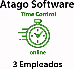 Time Control De Presencia Atago En La Nube 3 Empleados ( ANUAL ) | CP-3-ATA | 87,00 euros