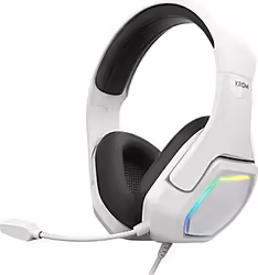 Krom Auriculares Con Micro Kopa 7.1 Blancos Diadema Ajustable Usb | NXKROMKOPA71WH | 8436587974939