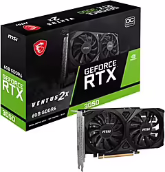 Msi Tarjeta Grafica Rtx 3050 2x E 6g Oc Nvidia 6 Gb Gddr6 | 912-V812-056 | 4711377265591
