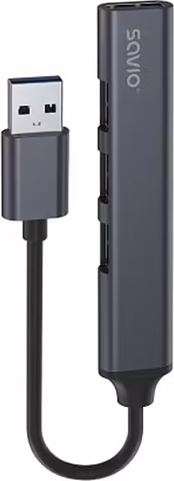 Savio Hub Usb(a) - 3 X Usb(a) 2.0 + 1 X Usb(A) 3.2  | SAVAK-70 | 5901986048480 | 11,00 euros