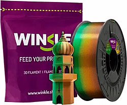 Winkle Filamento Tricolor Chocolate Dubai Pla Silk 1.75mm 1 Kg  | 8435532918691 | 24,99 euros