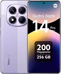 XIAOMI SMARTPHONE REDMI NOTE 14 PRO 8GB 256GB 5G VIOLETA OC/ | XIA-RE-NOTE-14-P-8-256-5G-PU | Hay 1 unidades en almacén | Entrega a domicilio en Canarias en 24/48 horas laborables
