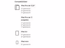 Apple pencil segunda generacion para ipad pro de 12.9`` sexta, qu | MU8F2ZM/A