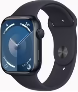Apple Watch Series 9 GPS Caja de aluminio Medianoche de 45mm, col | MR9A3QL/A | 0195949031250