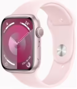 Apple Watch Series 9 GPS Caja de aluminio Rosa de 41mm, color de  | MR943QL/A | 0195949030598